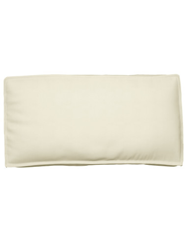 Cuscino Crema 120 x 60 x 12 cm Tessuto Oxford