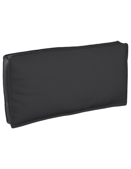 Cuscino per Pallet per Seduta/Sfondo Nero 120x60x12 cm Tessuto Oxford