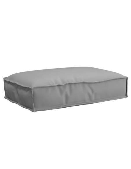 Cuscino per pallet  per seduta grigio 60x40x8 cm in tessuto Oxford