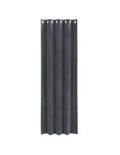 Tende oscuranti 2 pcs Grigio chiaro 140 x 225 cm Velluto 2