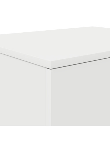 Armadio 2 pcs Bianco 127 x 41 x 40 cm Legno multistrato