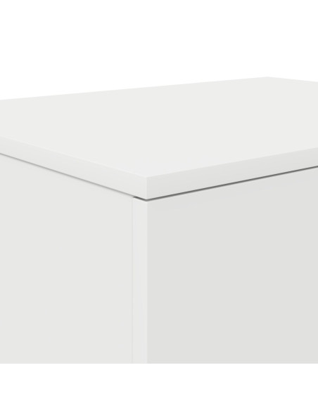 Armadio di stoccaggio  Bianco 127x41x40 cm in legno ingegnerizzato