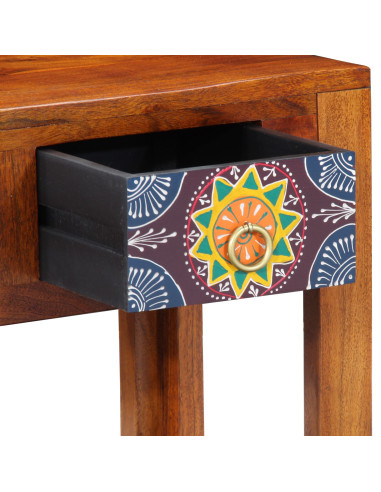 Tavolo laterale con cassetto Marrone 40 x 30 x 36 cm