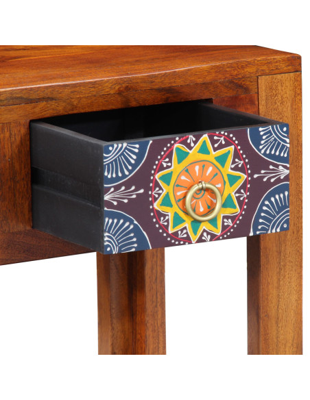 Tavolo laterale con cassetto Marrone 40 x 30 x 36 cm