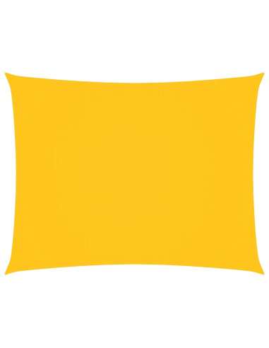 Parasole a Vela in Oxford Rettangolare 4x6 m Gialla