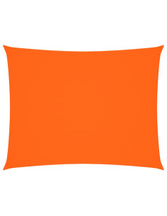 Parasole a Vela Oxford Rettangolare 6x8 m Arancione 2