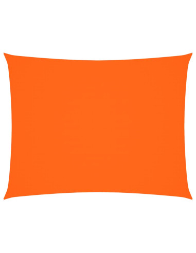 Parasole a Vela Oxford Rettangolare 6x8 m Arancione