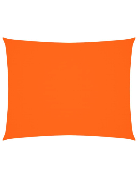 Parasole a Vela Oxford Rettangolare 6x8 m Arancione