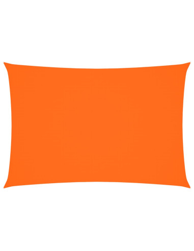 Parasole a Vela Oxford Rettangolare 3x5 m Arancione