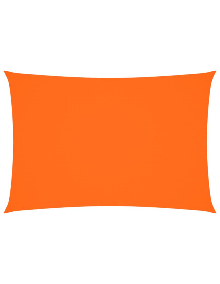 Parasole a Vela Oxford Rettangolare 3x5 m Arancione