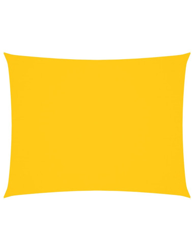 Parasole a Vela Oxford Rettangolare 5x7 m Gialla