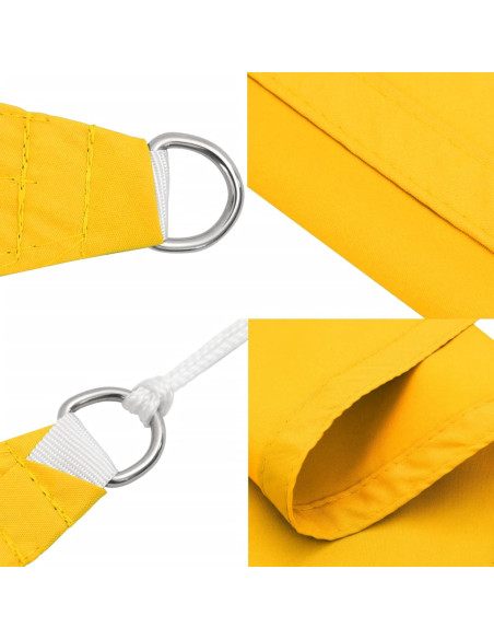 Parasole a Vela Oxford Rettangolare 6x7 m Gialla