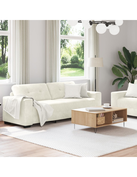 Set di 2 Grigio Nuvola Rivestimento in lino Medio Durevole
