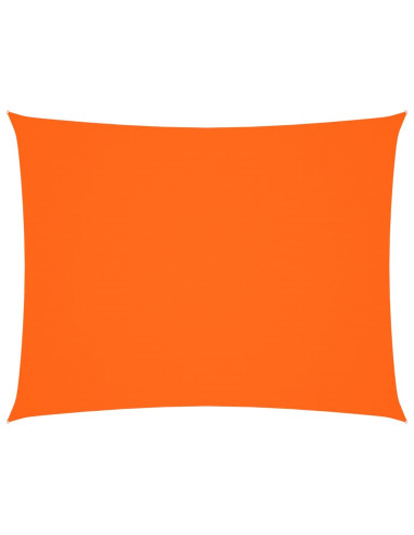 Parasole a Vela Oxford Rettangolare 4x5 m Arancione