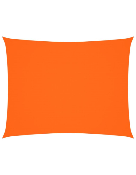 Parasole a Vela Oxford Rettangolare 4x5 m Arancione