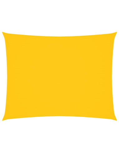 Parasole a Vela Oxford Rettangolare 4x5 m Gialla