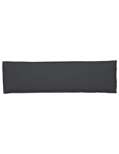 Cuscino da Esterno Nero Poliestere Singolo Cuscino per Sedia