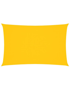 Parasole a Vela Oxford Rettangolare 2,5x5 m Giallo 2