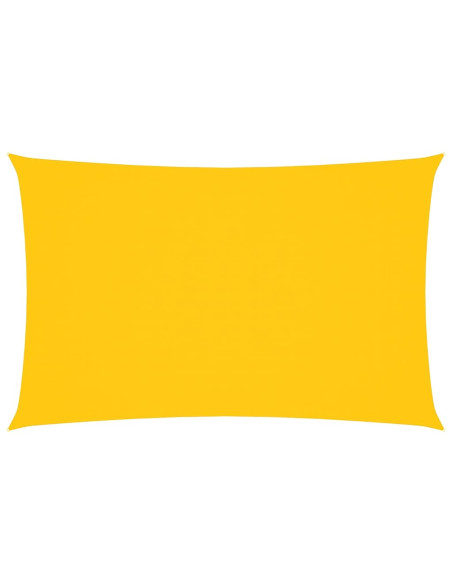 Parasole a Vela Oxford Rettangolare 2,5x5 m Giallo