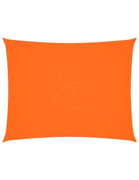 Parasole a Vela Oxford Rettangolare 2,5x3,5 m Arancione