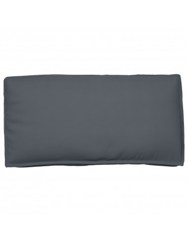 Cuscino Pallet  per Seduta/Schienale Antracite 120x60x12 cm Tessuto Oxford