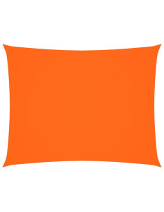 Parasole a Vela Oxford Rettangolare 3,5x4,5 m Arancione 2