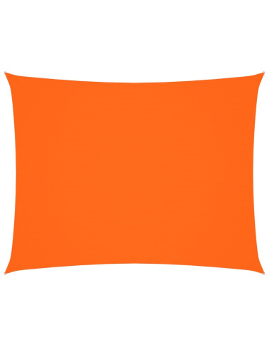 Parasole a Vela Oxford Rettangolare 3,5x4,5 m Arancione