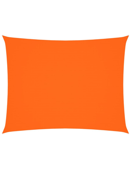 Parasole a Vela Oxford Rettangolare 3,5x4,5 m Arancione