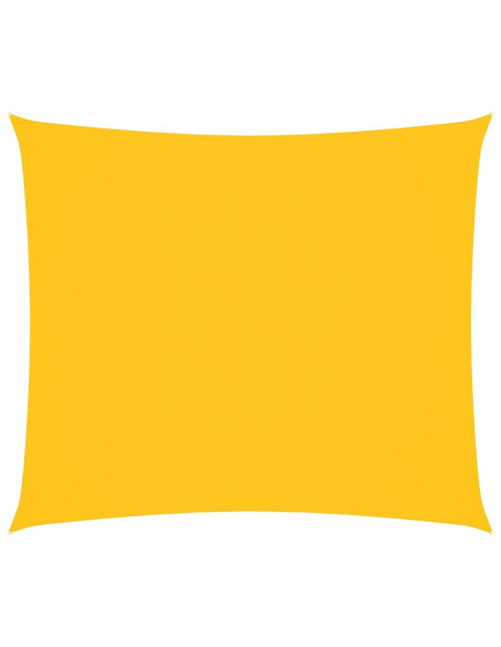 Parasole a Vela Oxford Rettangolare 2x2,5 m Giallo