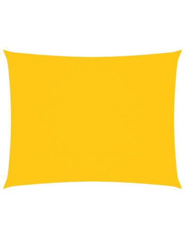 Parasole a Vela Oxford Rettangolare 3,5x4,5 m Gialla