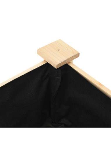 Vaso da giardino con lo scaffale Beige 203 x 53 x 76,5 cm