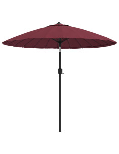 Ombrellone da Esterni con Palo in Alluminio 270 cm Bordò 2