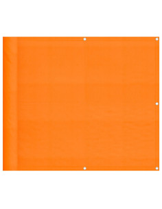 Paravento da Balcone Arancione 90x800 cm 100% Poliestere Oxford 2