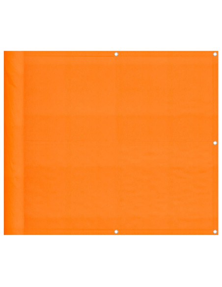 Paravento da Balcone Arancione 90x800 cm 100% Poliestere Oxford