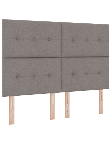 Struttura Letto Tortora 140x200 cm in Tessuto