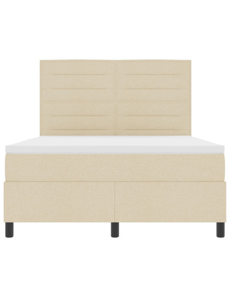 Struttura letto  con materasso Beige Tessuto 160 x 200 cm