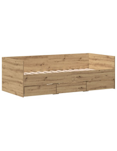 Daybed Rovere artigianale 90 x 190 cm Legno multistrato 2