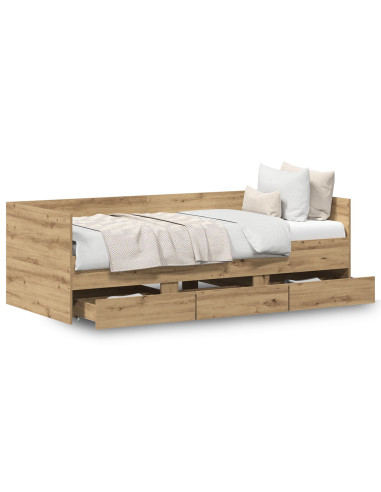 Daybed Rovere artigianale 90 x 190 cm Legno multistrato
