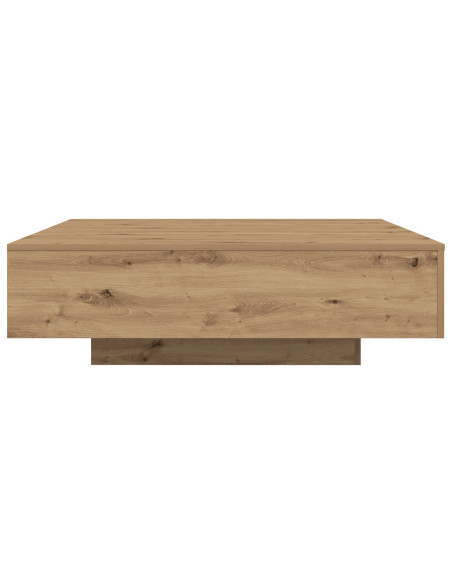 Tavolino da salotto Rovere artigianale 100 x 100 x 31 cm