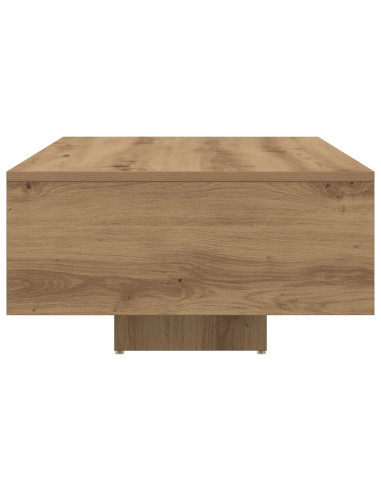 Tavolino da salotto Rovere artigianale 85 x 55 x 31 cm