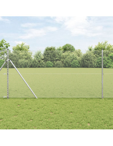Recinzione Esagonale 1.4x10 m Acciaio Zincato
