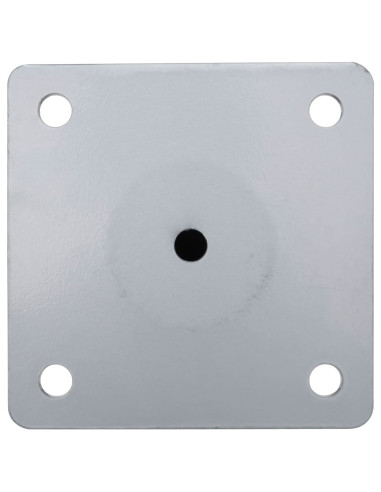 Base per Ombrellone per Palo da Ø38/48 mm Argento in Acciaio