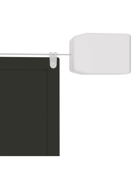 Paravento Verticale Antracite 180x270 cm Tessuto Oxford