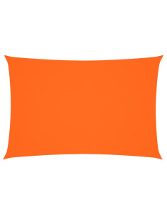 Parasole a Vela Oxford Rettangolare 2x4 m Arancione 2