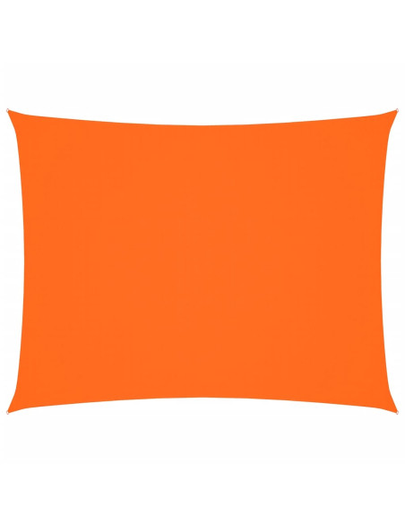 Parasole a Vela Oxford Rettangolare 2,5x4 m Arancione