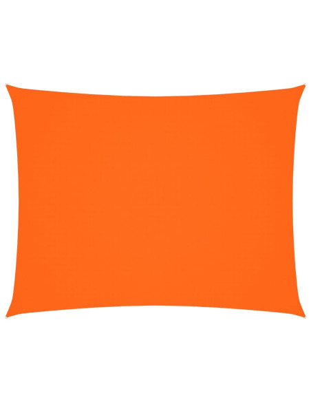 Parasole a Vela Oxford Rettangolare 5x6 m Arancione