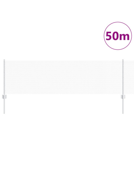 Pali di recinzione  11 pcs U-Channel 60 cm Acciaio zincato, Recinzione esagonale  0,6x50 m Acciaio zincato