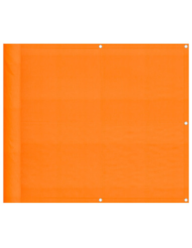 Paravento da Balcone Arancione 90x1000cm 100% Poliestere Oxford