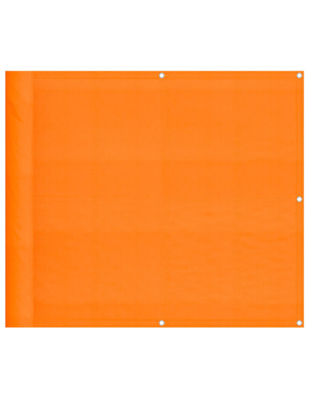 Paravento da Balcone Arancione 90x1000cm 100% Poliestere Oxford
