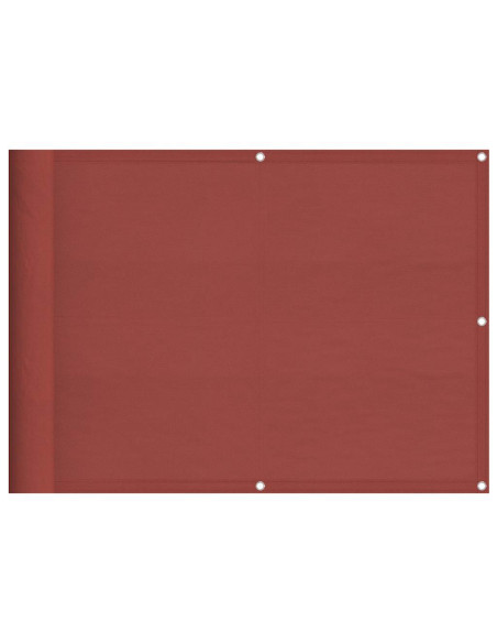 Paravento Balcone Terracotta 75x1000 cm 100% Poliestere Oxford